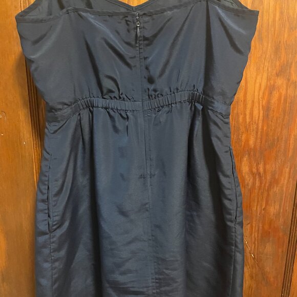 J. Crew Navy Blue Spaghetti Strap Mini Dress, Size 4 - Picture 3 of 6